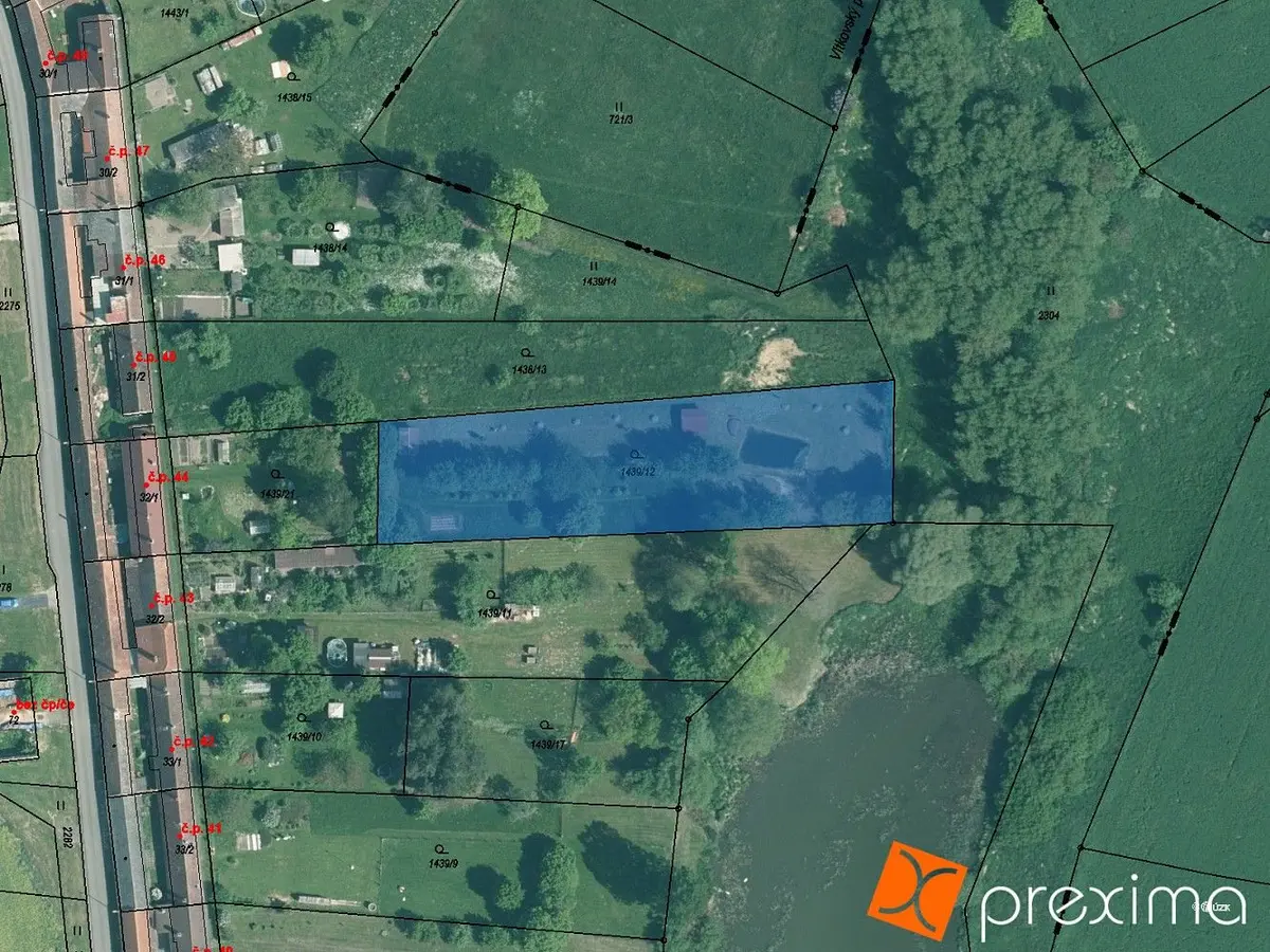 Prodej pozemku 182 m², Vítkov u Štěkně · Štěkeň