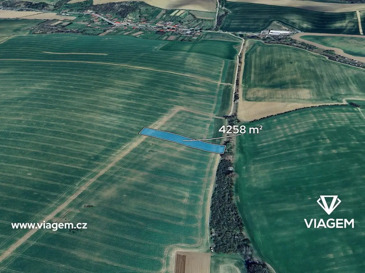 Prodej pozemku 2129 m², Strabenice · Litenčice