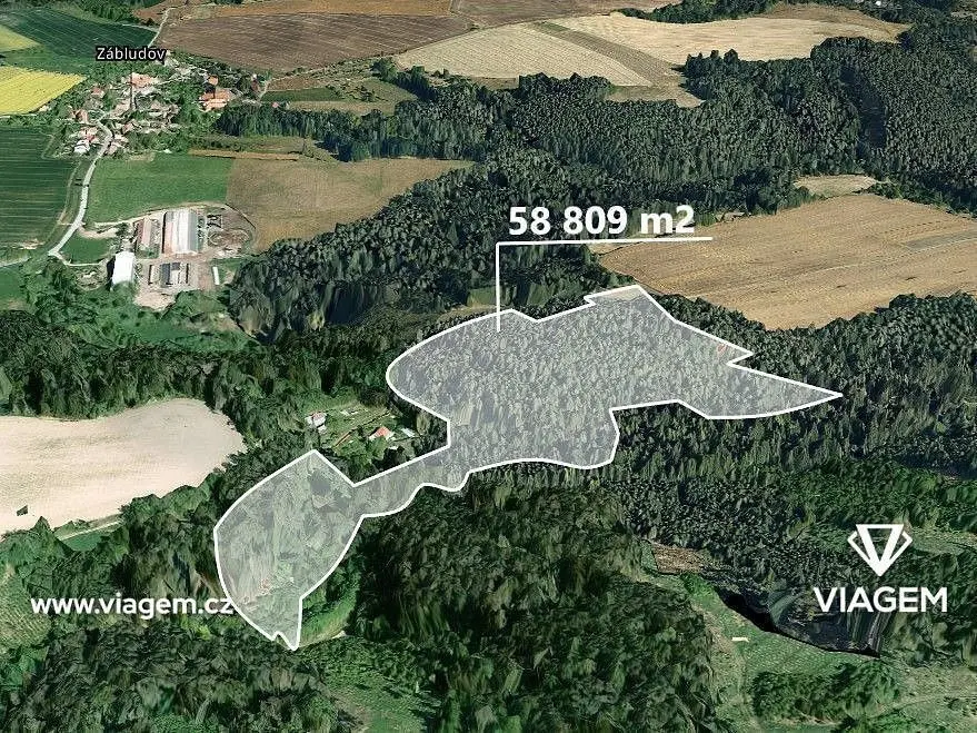 Prodej pozemku 1470 m², Lhota u Letovic · Letovice