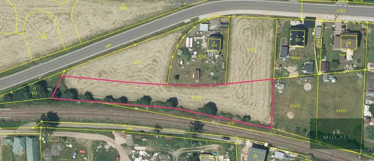 Prodej pozemku 2100 m², Stupno · Břasy