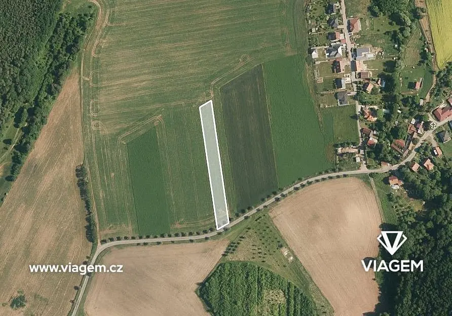 Prodej pozemku 283 m², Všechovice u Tišnova · Všechovice