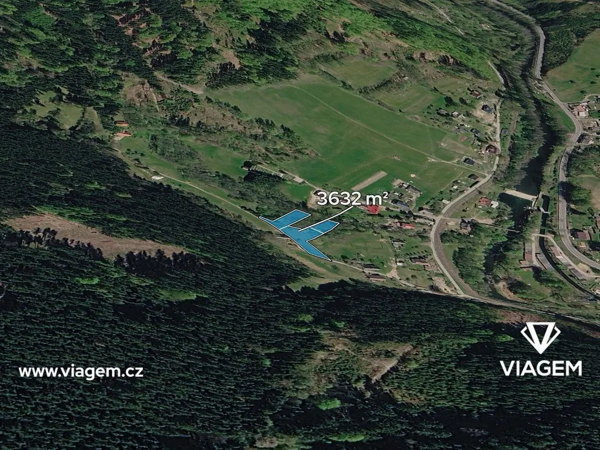Prodej pozemku 2421 m², Přívlaka · Poniklá