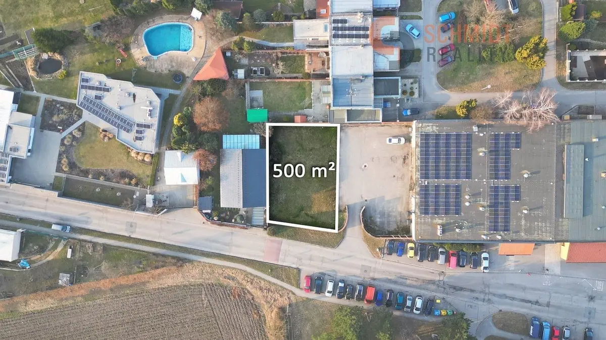 Pronájem pozemku 500 m², Nádražní · Poštorná · Břeclav