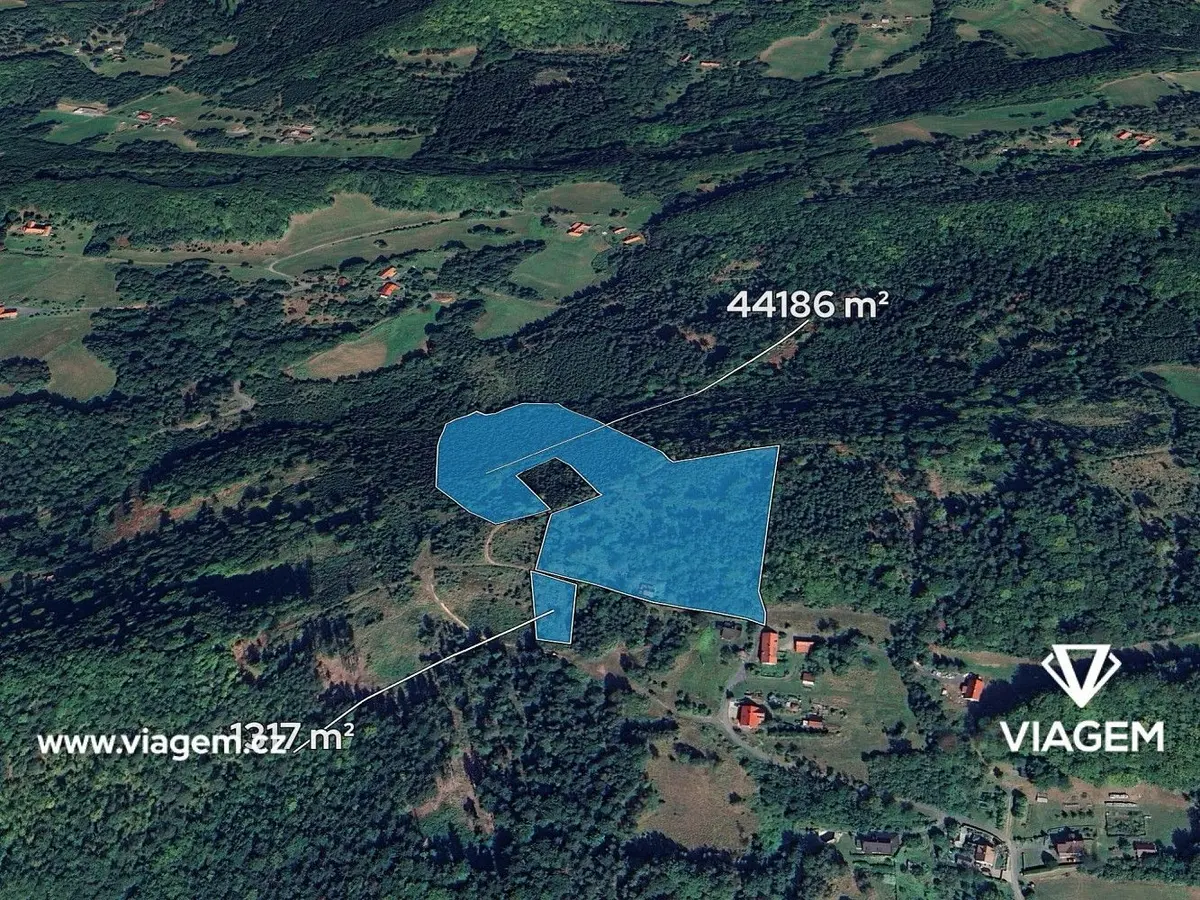 Prodej pozemku 45503 m², Prostřední Bečva