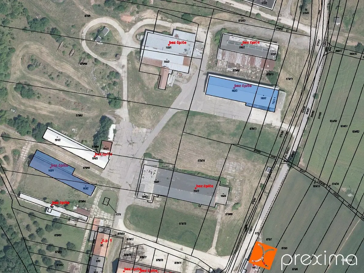 Prodej komerčního prostoru 1655 m², Horní Kounice