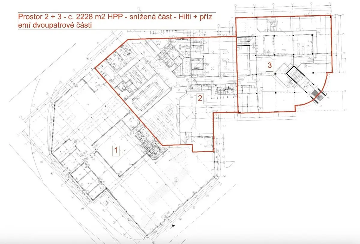 Pronájem komerčního prostoru 2228 m², Průhonice