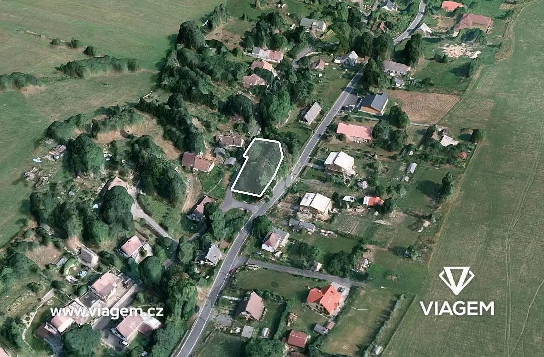 Prodej pozemku 502 m², Jelení u Bruntálu · Milotice nad Opavou
