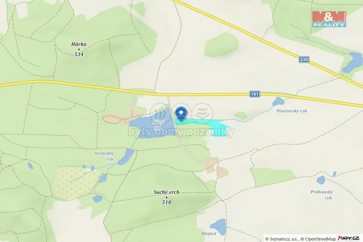Prodej pozemku 26519 m², Nepomuk