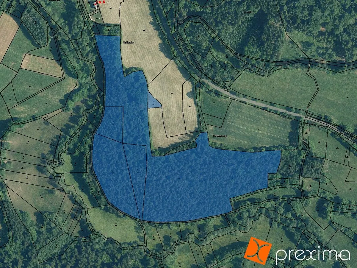 Prodej pozemku 2833 m², Víska · Čmelíny