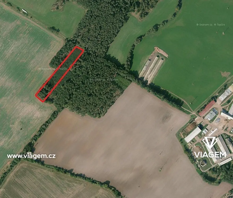 Prodej pozemku 3988 m², Nerad · Živanice