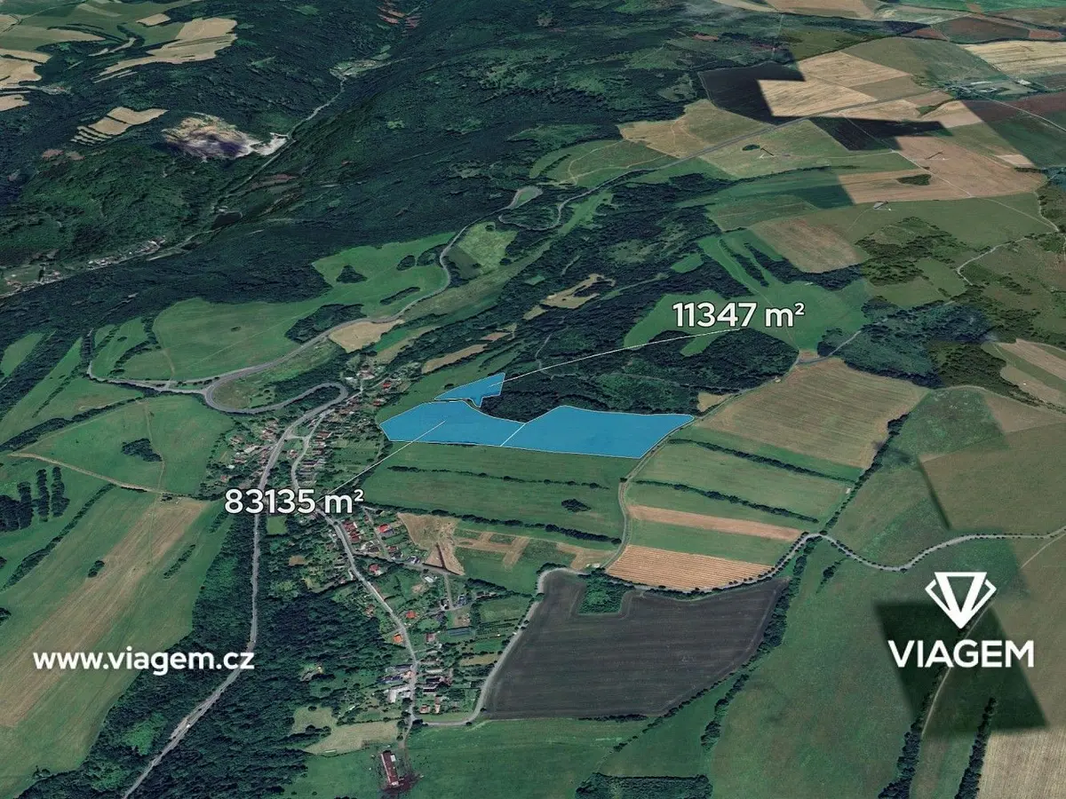 Prodej pozemku 62988 m², Lipina u Šternberka · Lipina