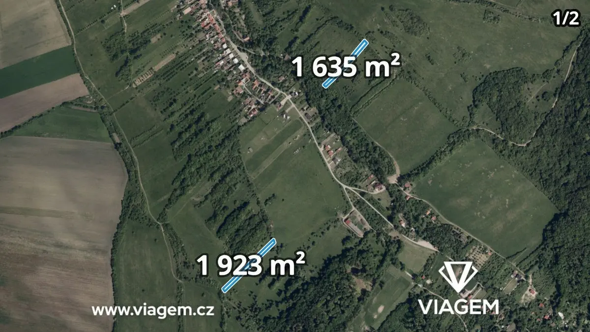 Prodej pozemku 2507 m², Javorník nad Veličkou · Javorník