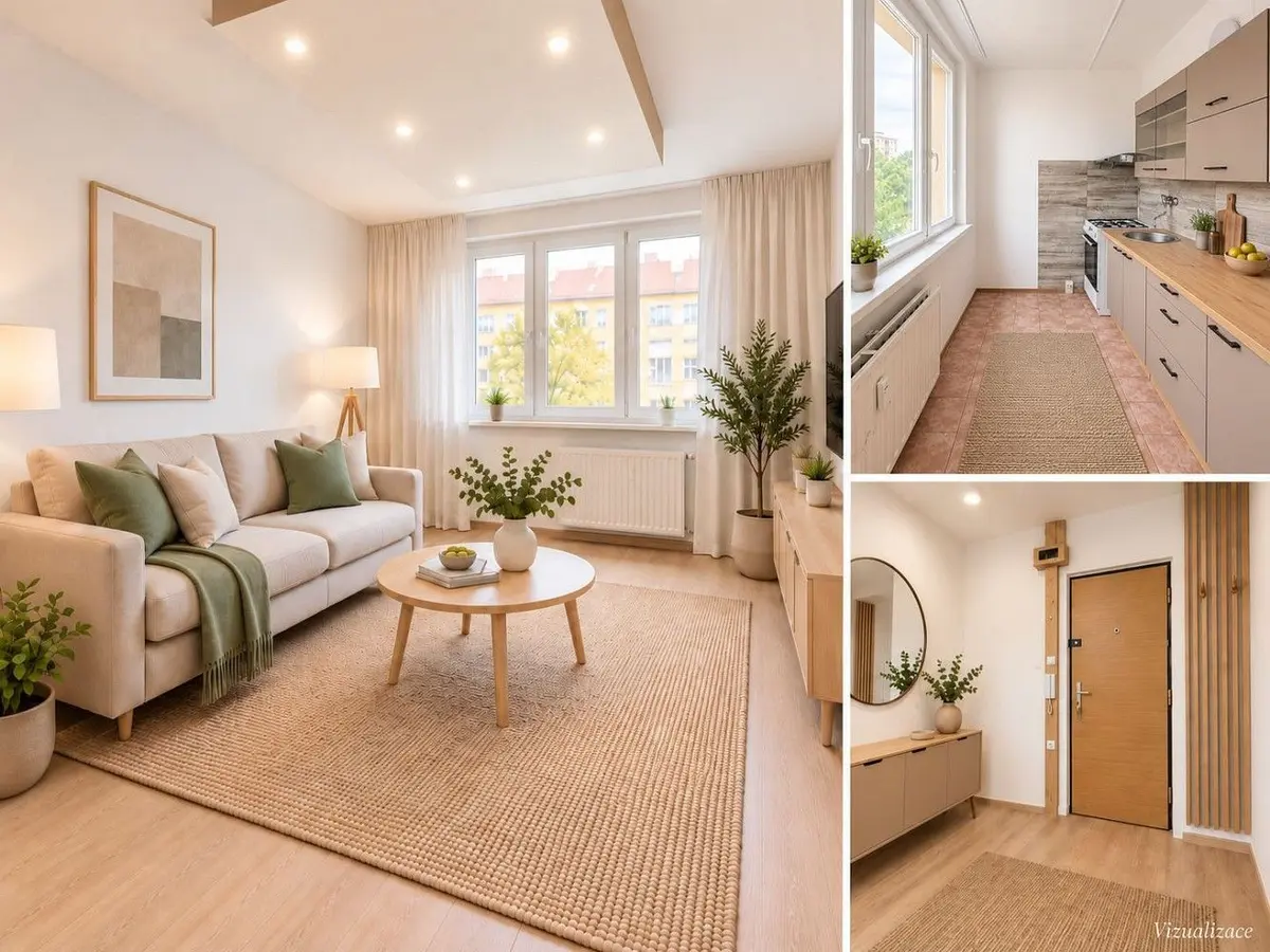 Pronájem bytu 2+1 51 m², Zahradní · Chomutov I · Chomutov