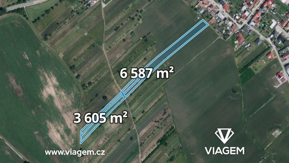 Prodej pozemku 321 m², Hrušky