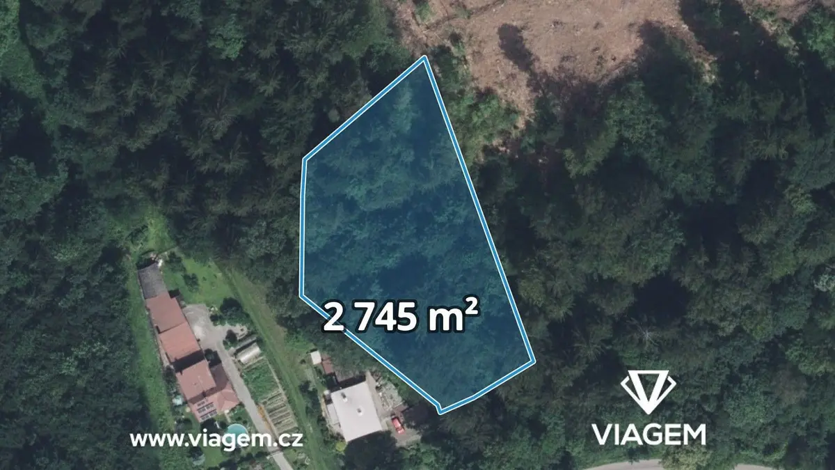 Prodej pozemku 2745 m², Na Tiché Orlici · Oldřichovice u Ústí nad Orlicí · Ústí nad Orlicí