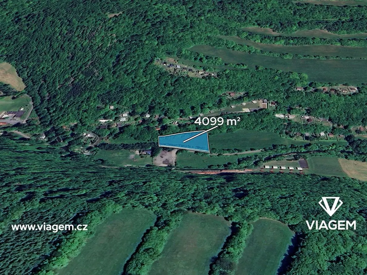 Prodej pozemku 4099 m², Klokočůvek · Odry