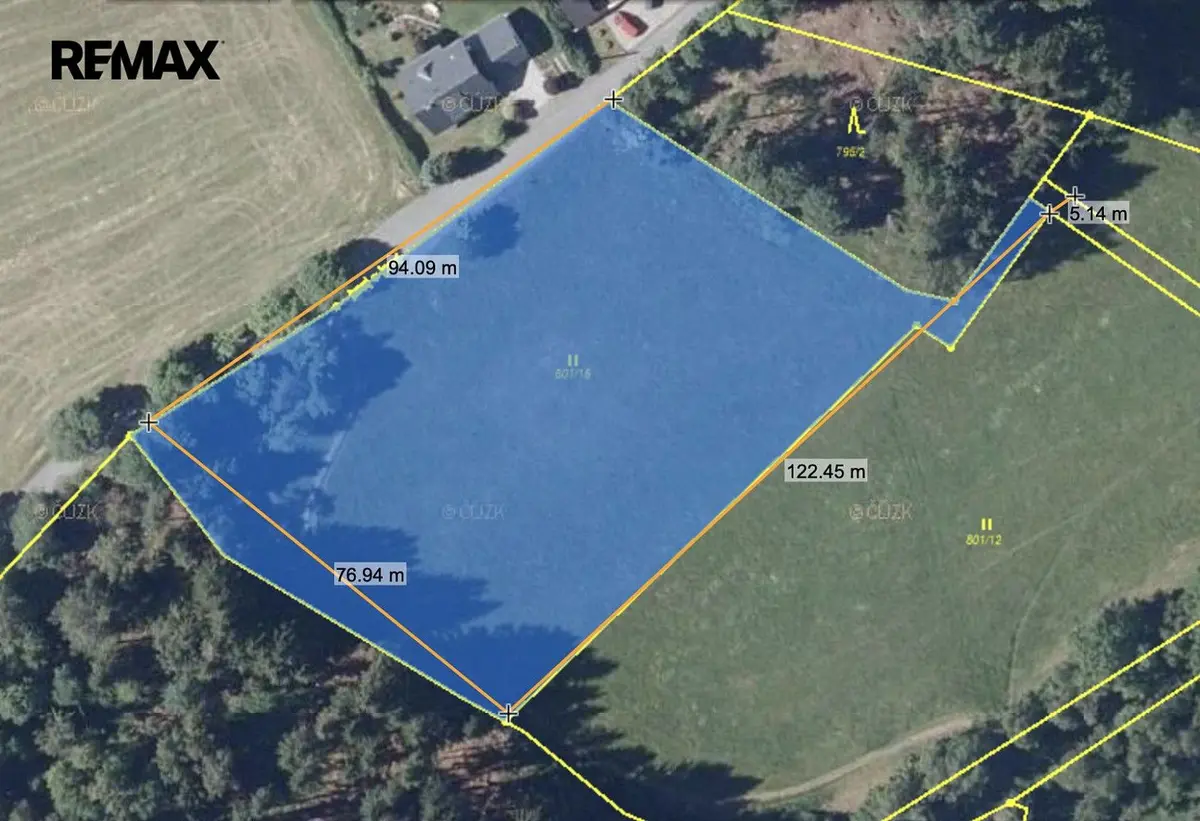 Prodej pozemku 7001 m², Bublava