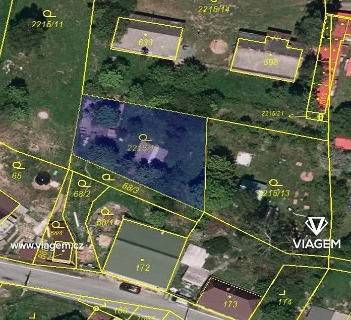 Prodej pozemku 534 m², Dvorce