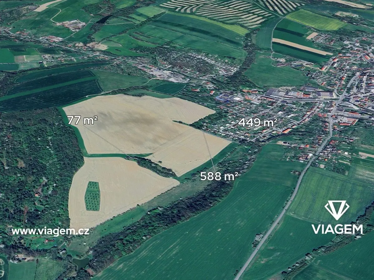 Prodej pozemku 278 m², Pod Hubleskou · Labuť u Bílovce · Bílovec