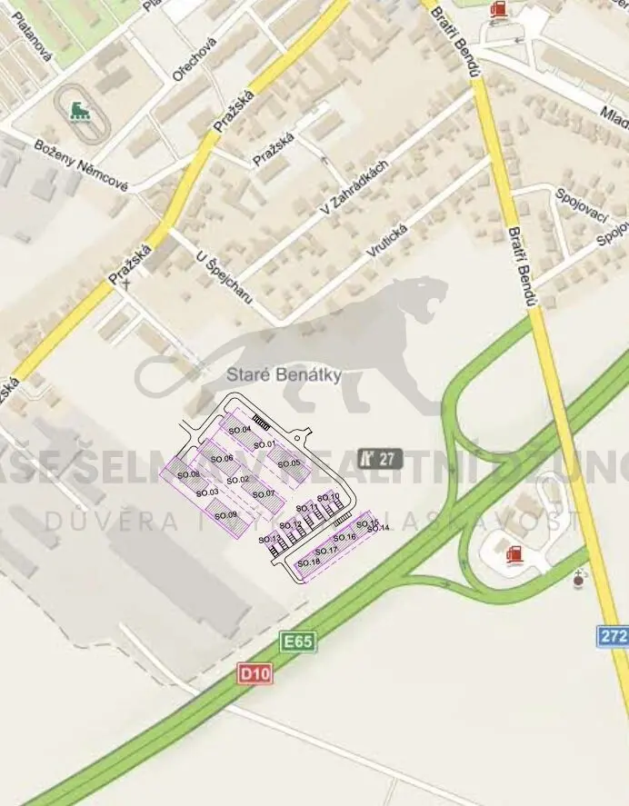 Prodej pozemku 33300 m², Pražská · Staré Benátky · Benátky nad Jizerou