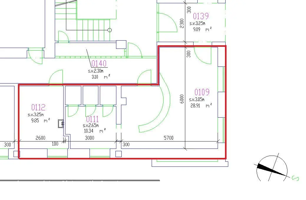 Pronájem komerčního prostoru 49 m², Komenského · Město 2 · Valašské Meziříčí
