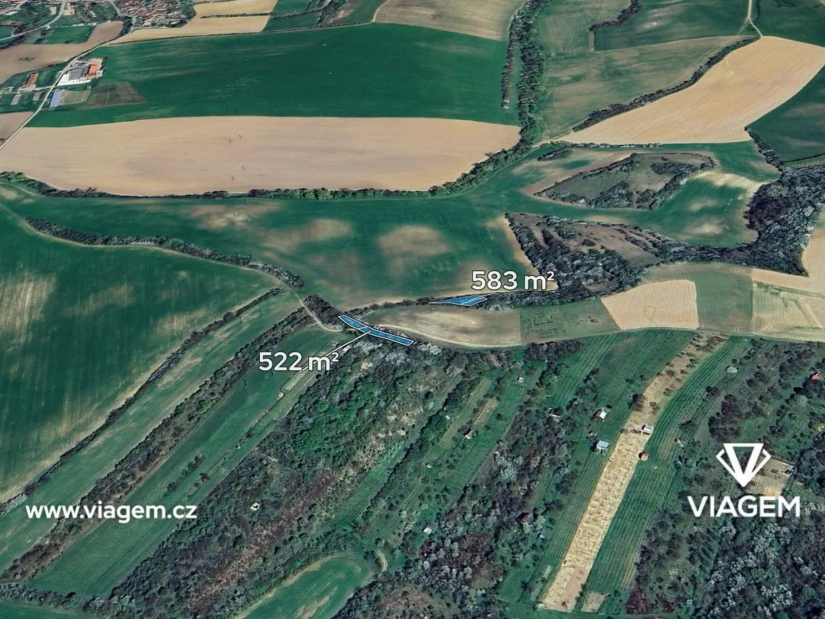 Prodej pozemku 884 m², Bohuslavice u Kyjova · Kyjov