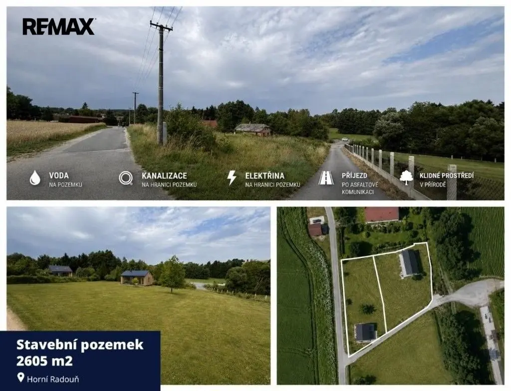 Prodej pozemku 2 m², Horní Radouň