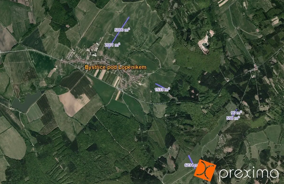 Prodej pozemku 270 m², Bystřice pod Lopeníkem