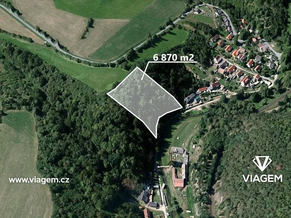 Prodej pozemku 1312 m², Chlum u Rakovníka · Pavlíkov