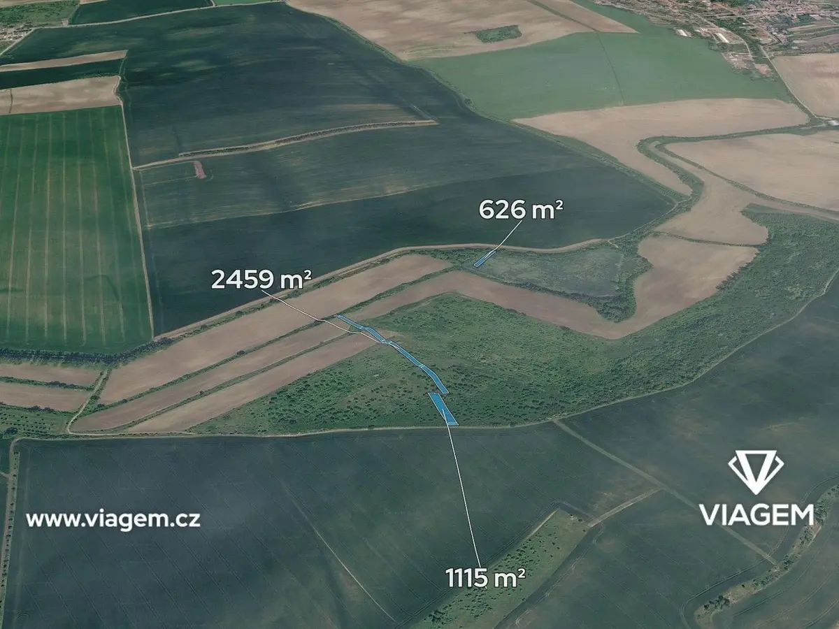 Prodej pozemku 2100 m², Archlebov