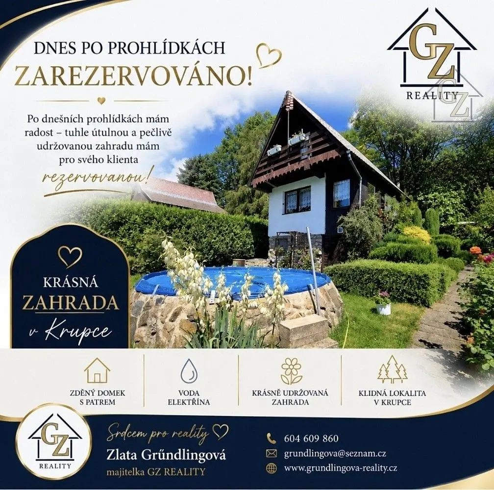 Prodej pozemku 439 m², Horní Krupka · Krupka