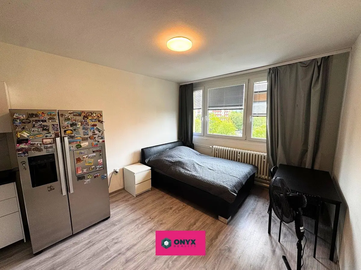 Prodej bytu 1+kk 24 m², Halasovo náměstí · Lesná · Brno
