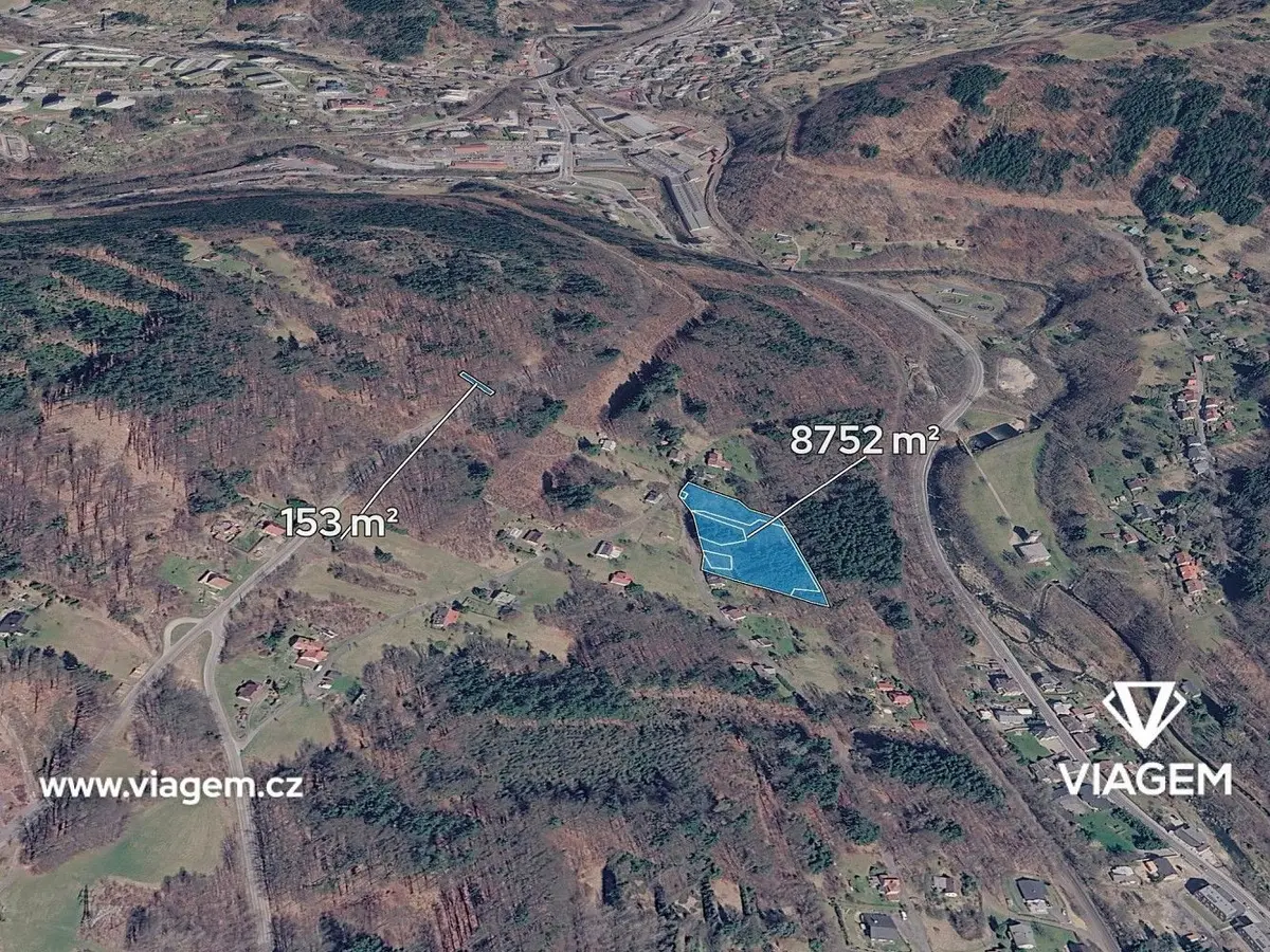 Prodej pozemku 1477 m², Velké Hamry