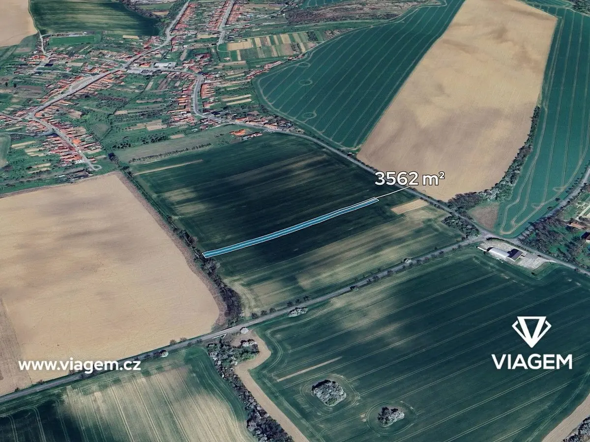 Prodej pozemku 890 m², Moravany u Kyjova · Moravany