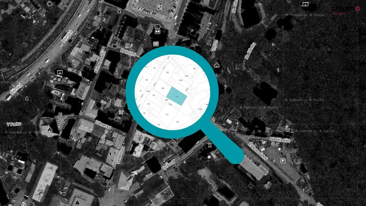 Pronájem pozemku 518 m², Seifertova · Bílina