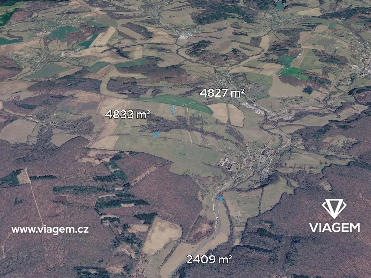 Prodej pozemku 536 m², Polichno · Luhačovice