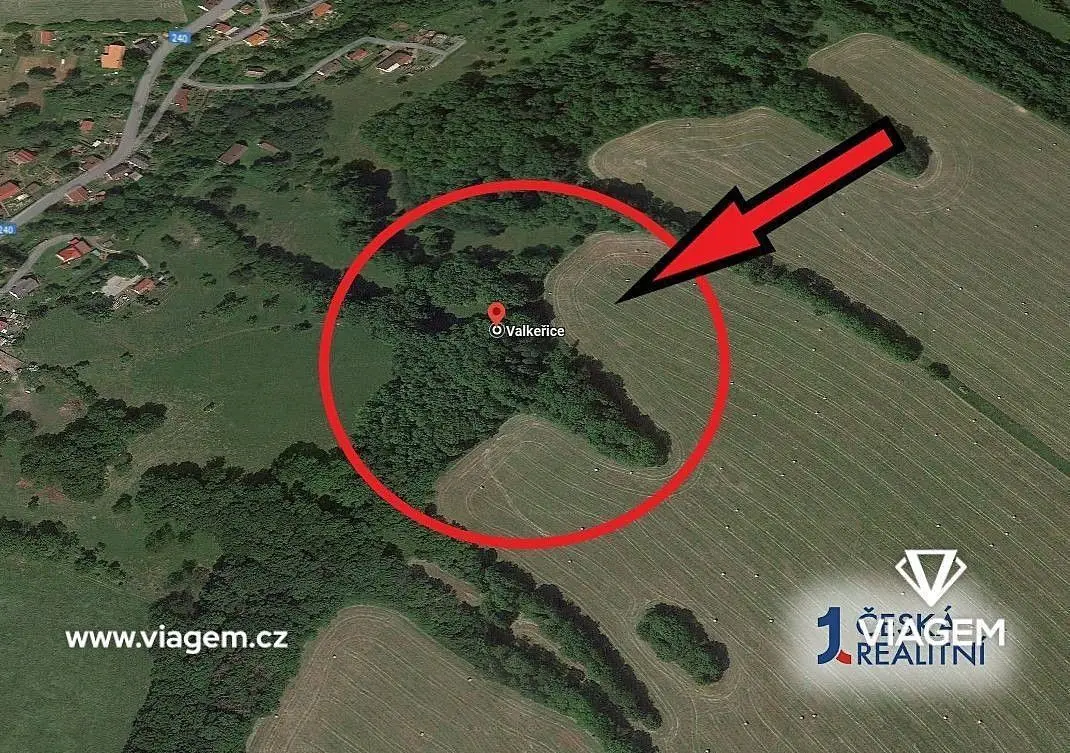 Prodej pozemku 6752 m², Valkeřice