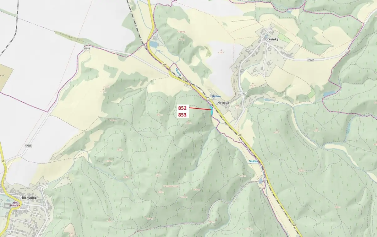 Prodej pozemku 1054 m², Biskupice u Jevíčka · Biskupice