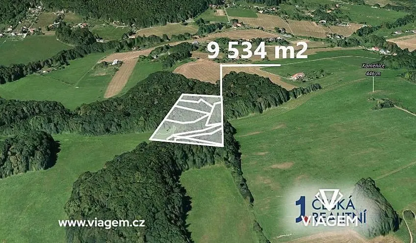 Prodej pozemku 6435 m², Tichá na Moravě · Tichá