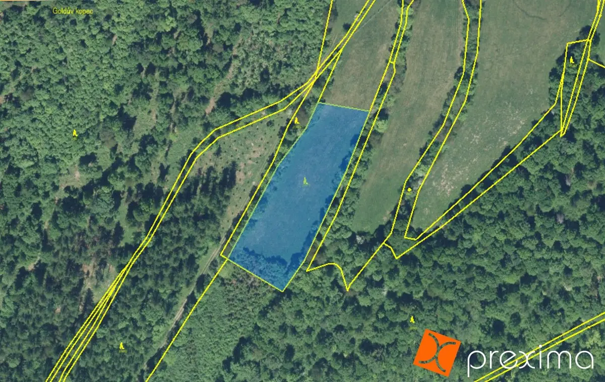 Prodej pozemku 1293 m², Jindřichov ve Slezsku · Jindřichov