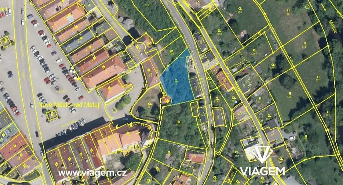 Prodej pozemku 501 m², Pod Hradbami · Nové Město nad Metují