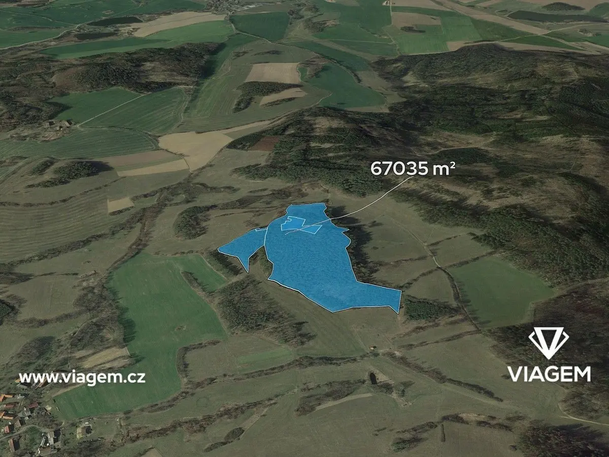 Prodej pozemku 33517 m², Ředice · Nechvalice