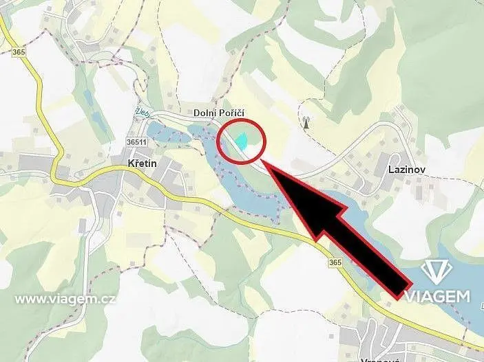 Prodej pozemku 2068 m², Lazinov