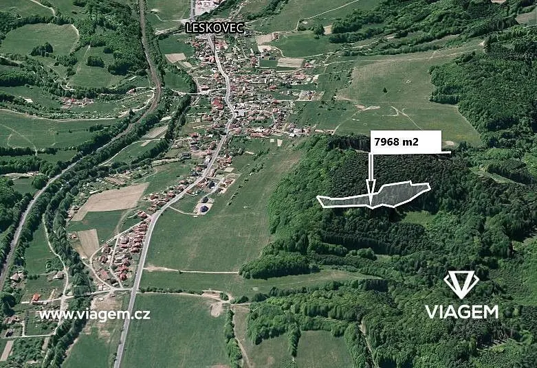 Prodej pozemku 7968 m², Počátky · okres Pelhřimov Kraj Vysočina