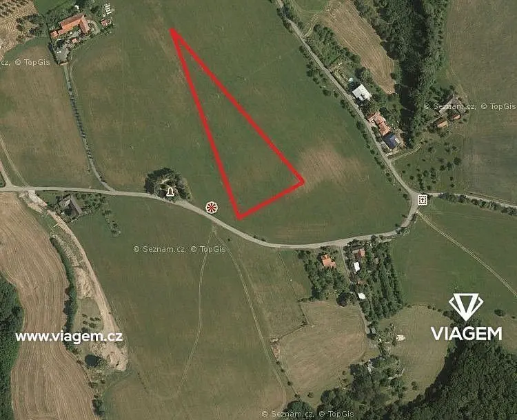 Prodej pozemku 1422 m², Březnice u Zlína · Březnice