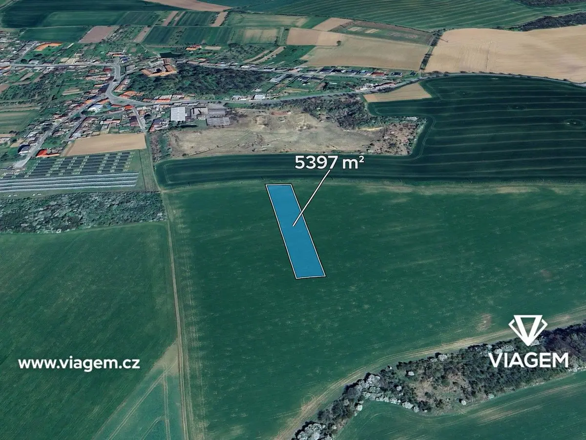 Prodej pozemku 404 m², Dřínov u Kroměříže · Dřínov