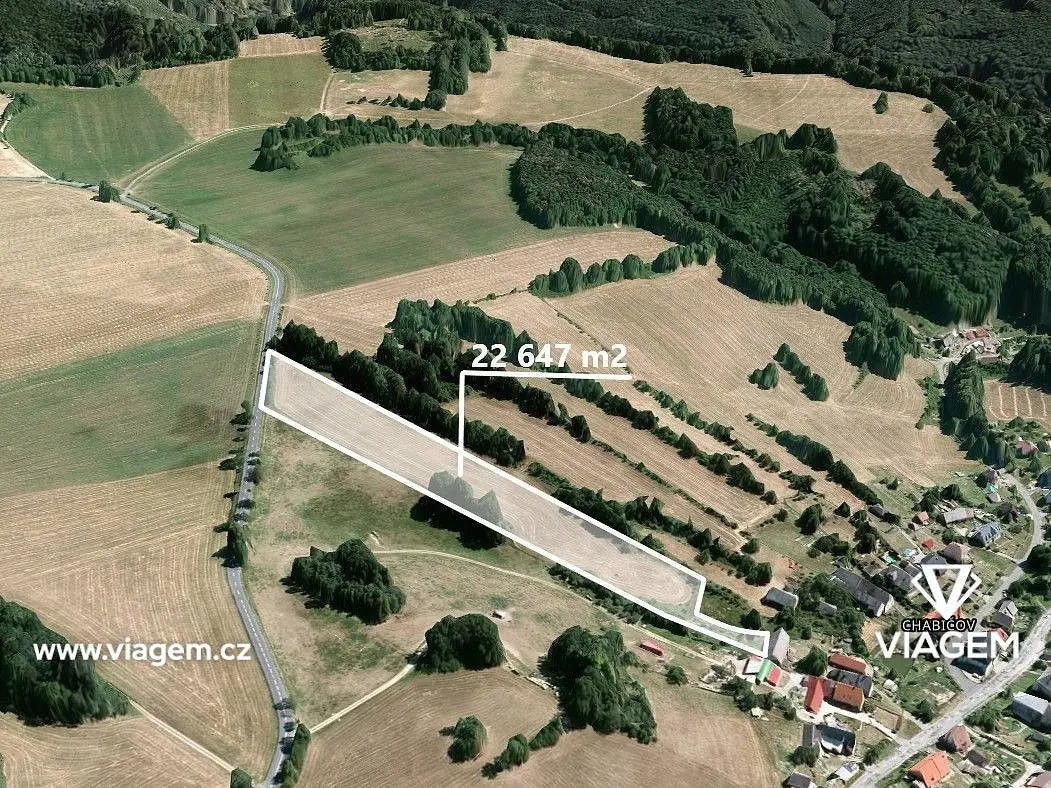 Prodej pozemku 18872 m², Chabičov · Šternberk
