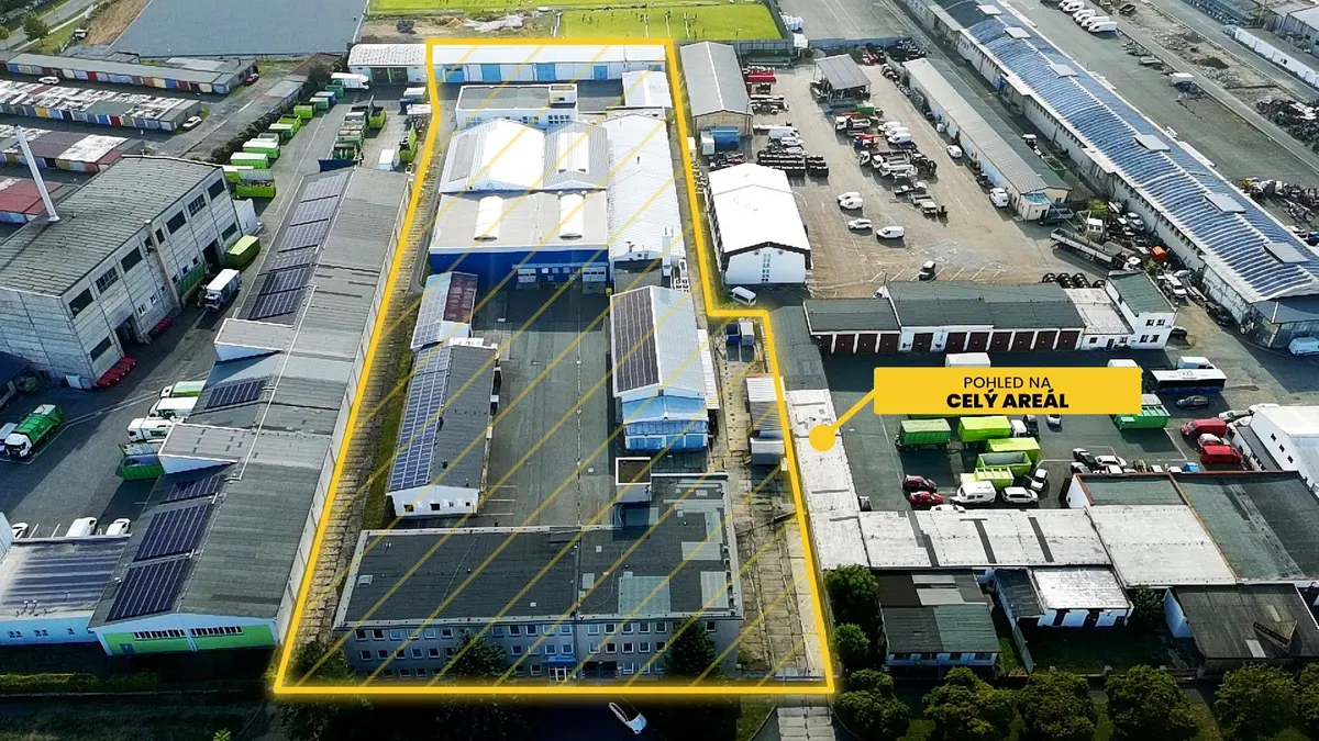 Prodej komerčního prostoru 12364 m², Skladová · Hradiště u Plzně · Plzeň