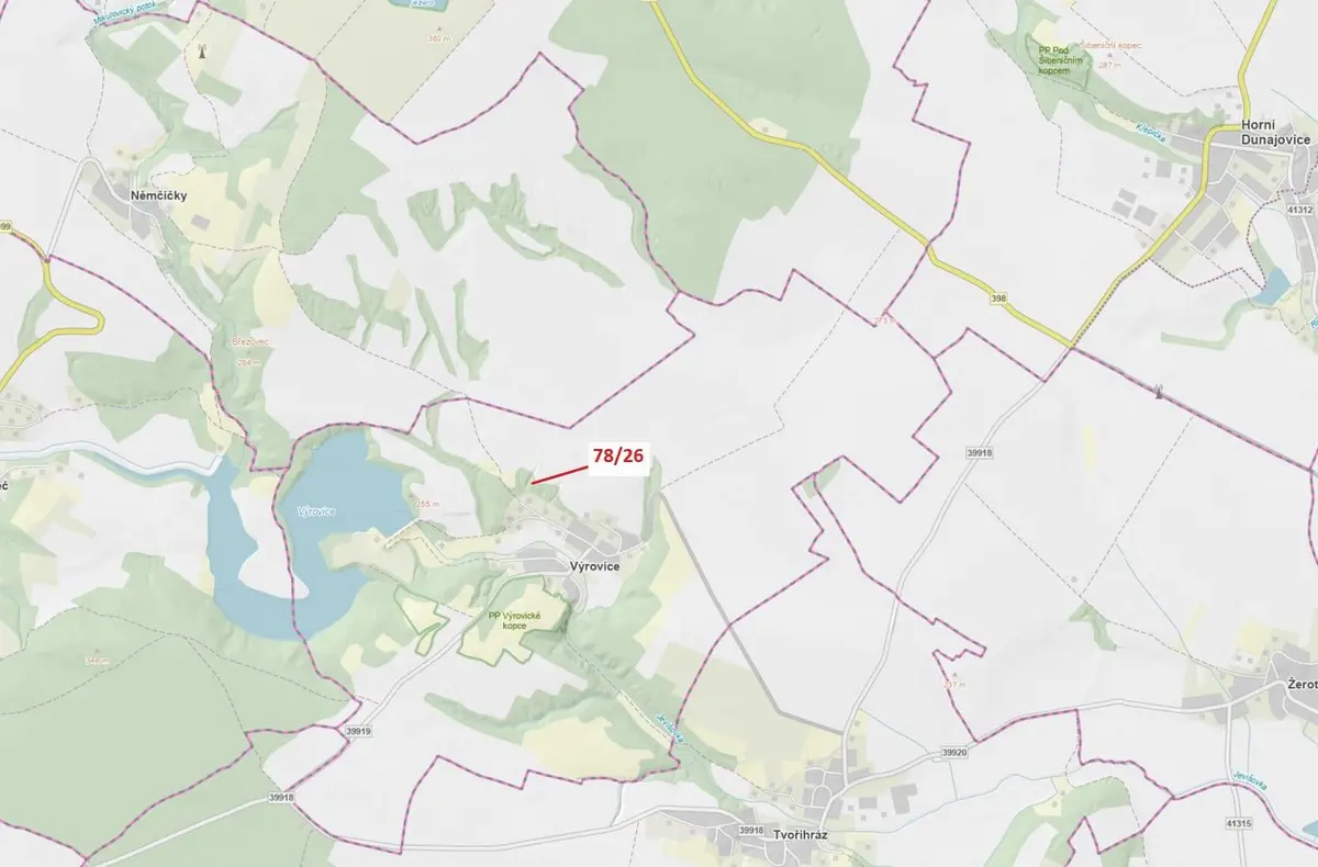 Prodej pozemku 12 m², Výrovice
