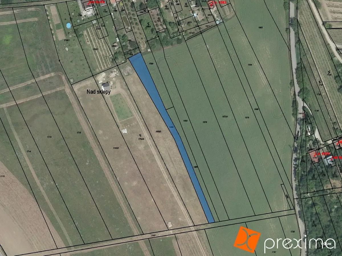 Prodej pozemku 83 m², Oblekovice, Bohumilice a Nesachleby · Znojmo
